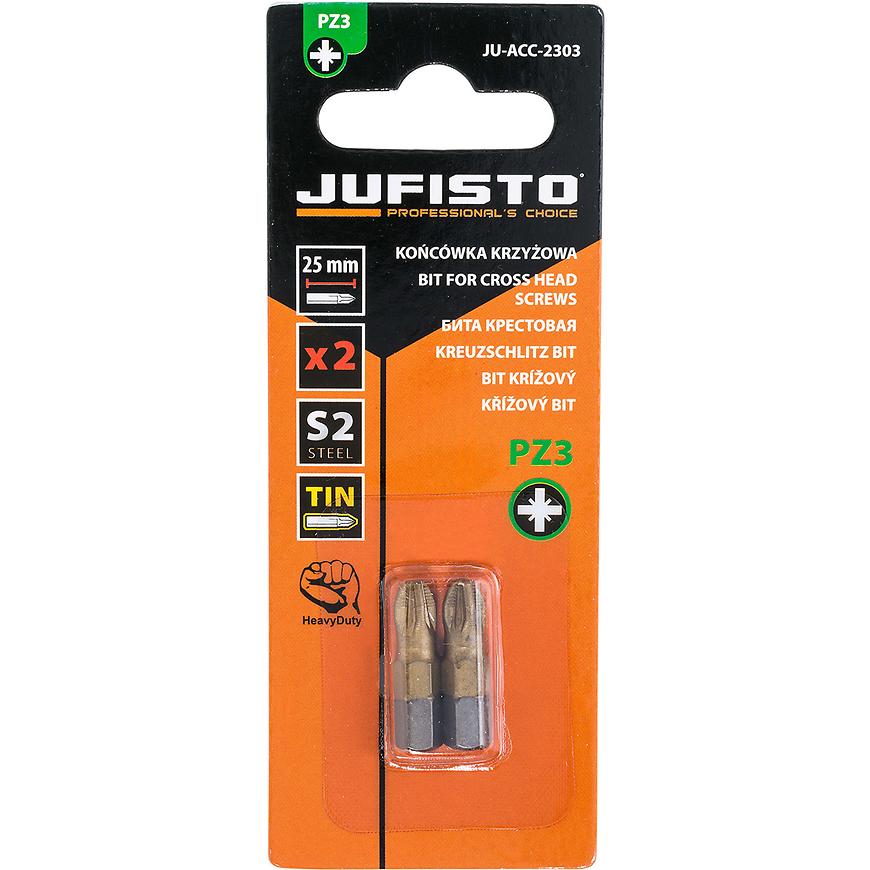 Krížový bit, titánový S2, PZ3 x 25 mm, 2 ks, Jufisto ⇒ RECENZIA + Skúsenosti zákazníkov